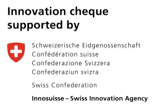 Innovation cheque supported by Innosuisse — Swiss Innovation Agency